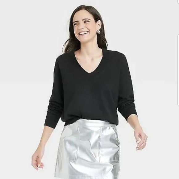 Women's Mini Skirt - A New Day Metallic Gray XXL - Picture 4 of 7